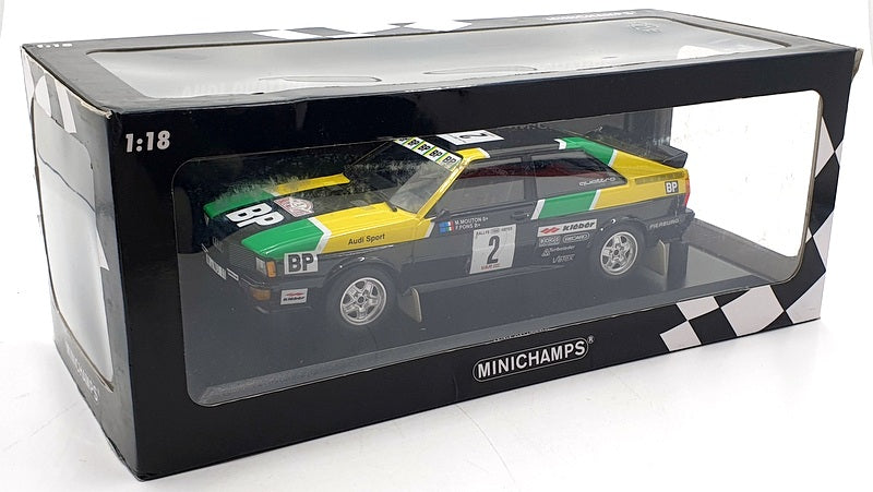 Minichamps 1/18 Diecast 155 811122 Audi Quattro Rallye Des 1000 Pistes 1981