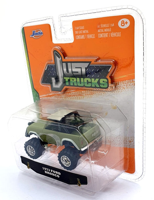 Jada Just Trucks 1/64 Scale 14020 - 1973 Ford Bronco - Khaki/Black