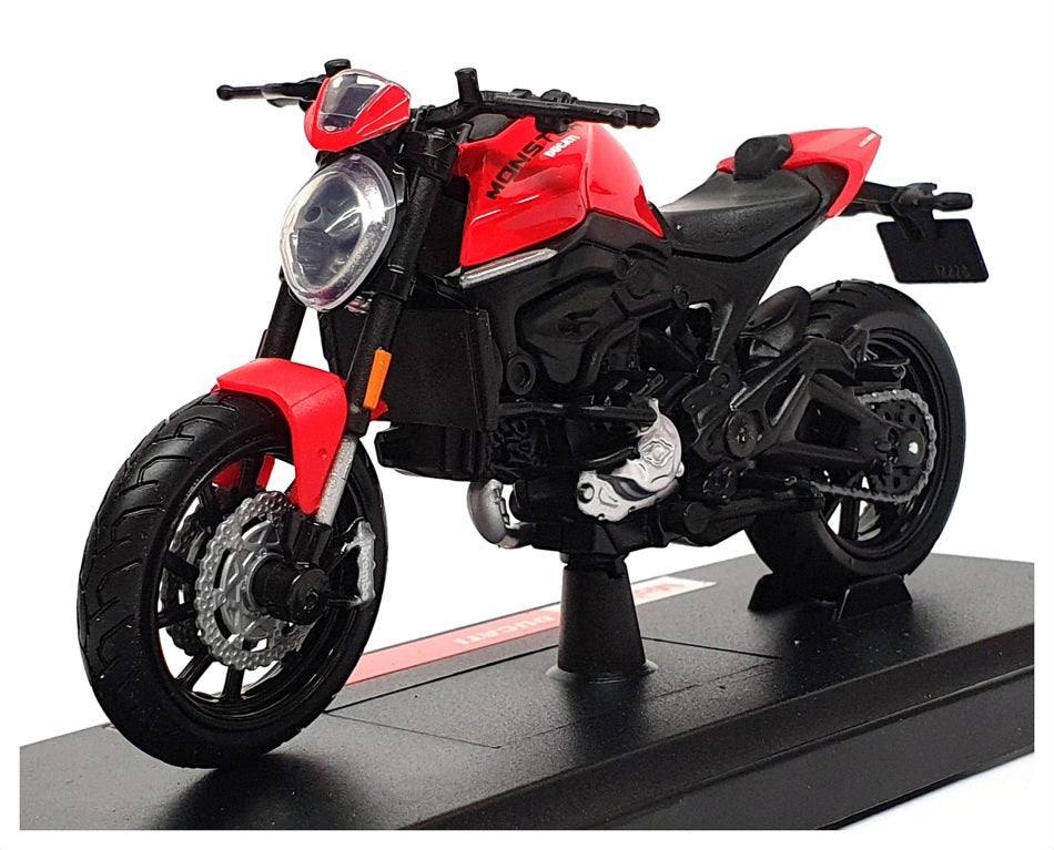 Maisto 1/18 Scale 34007-20131 - Ducati Monster Motorbike - Red