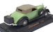 Solido 1/43 Scale 4037 - 1937 Packard Super Eight - Green/Black/Grey