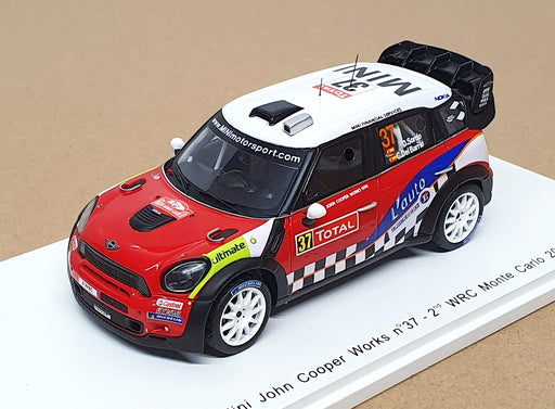 Spark 1/43 Scale S3312 - Mini John Cooper Works #37 2nd WRC Monte Carlo 2012