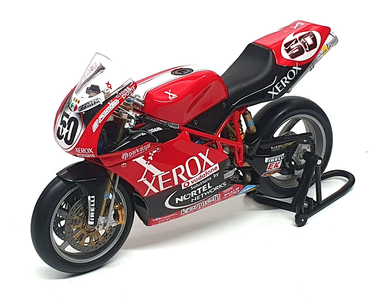 Minichamps 1/12 Scale 122 040250 - Ducati 999RS #50 M. Praia WSB 2004 