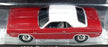Greenlight 1/64 Scale 30313 - 1970 Dodge Challenger - Red/White