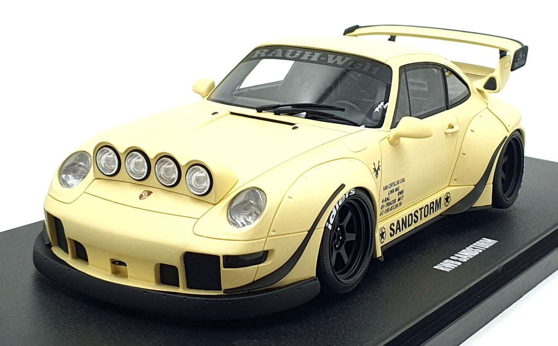 GT Spirit 1/18 Scale Resin GT566 - Porsche RWB Sandstorm 