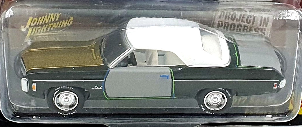 Johnny Lighting 1/64 Scale JLSF005 1969 Chevrolet Impala Convertible Green/Gold