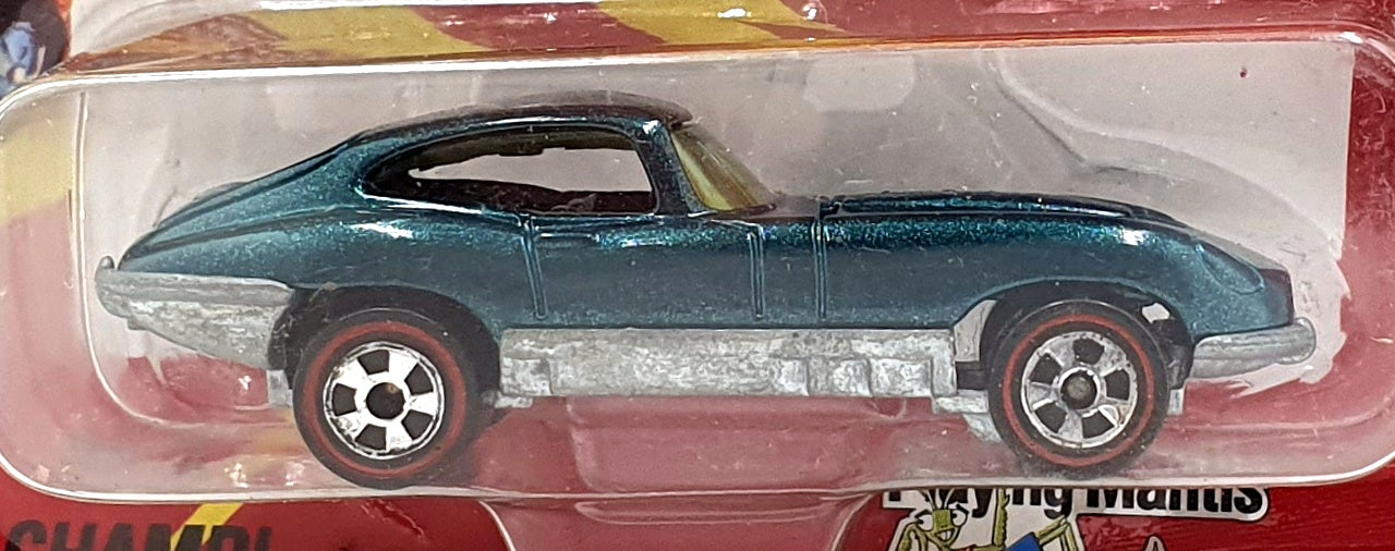 Johnny Lightning 1/64 Scale 100-200 The Challengers Custom XKE - Met. Green