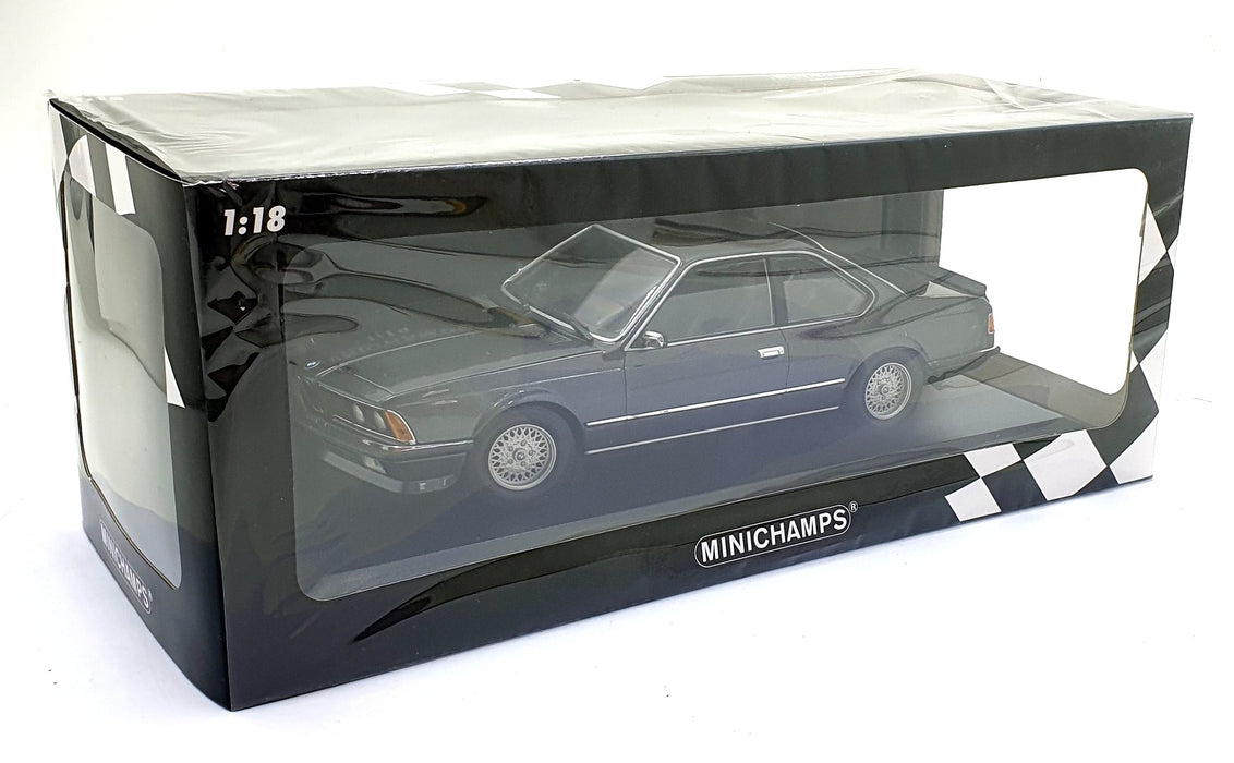 Minichamps 1/18 Scale Diecast 155 028106 - 2002 BMW 635 CSi - Met. Grey