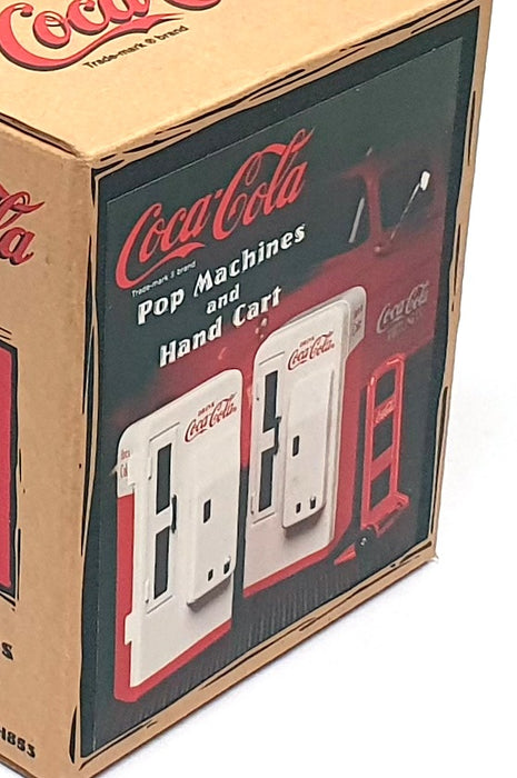 Ertl Diecast H853 - Pop Machines And Hand Cart Coca-Cola - Red/White