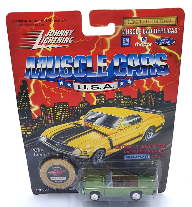 Johnny Lightning 1/64 Scale 200-200 - Muscle Cars 1965 Pontiac GTO - Met. Green