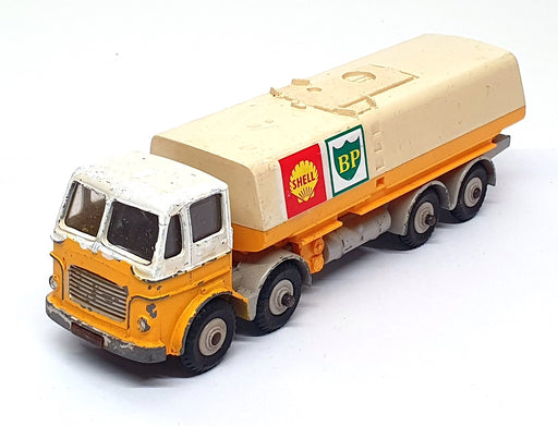 Dinky Supertoys Original Diecast 944 Leyland Shell BP Fuel Tanker - White/Yellow