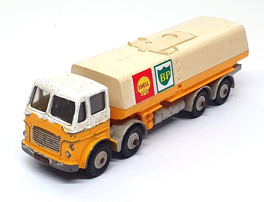 Dinky Supertoys Original Diecast 944 Leyland Shell BP Fuel Tanker - White/Yellow