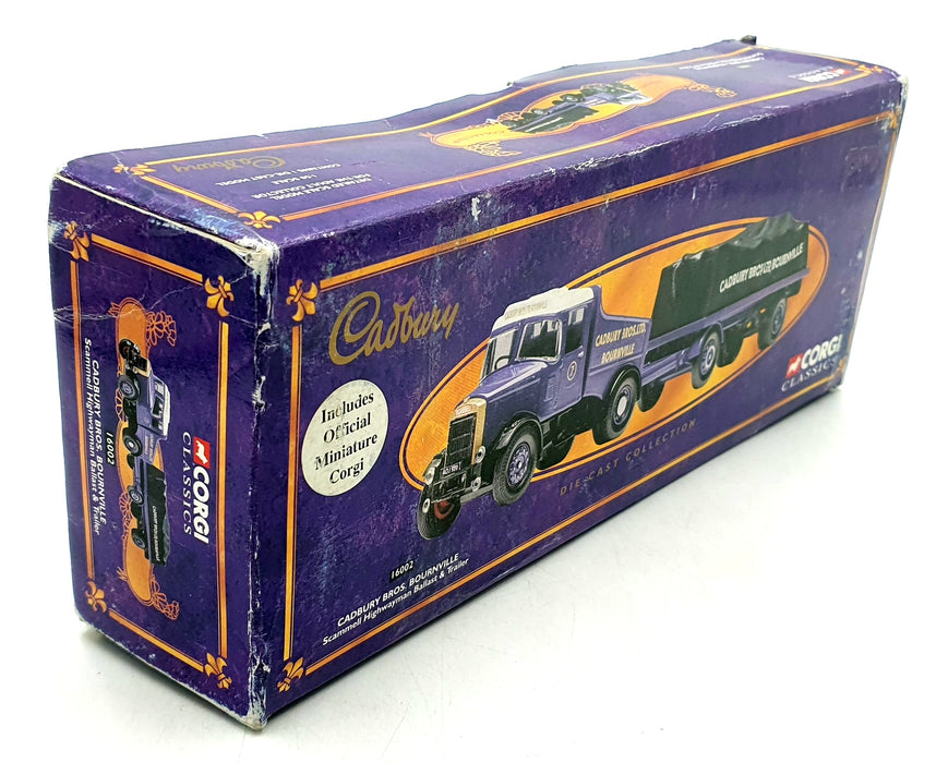 Corgi 1/50 Scale Diecast 16002 - Scammell Highwayman Ballast & Trailer Cadbury 