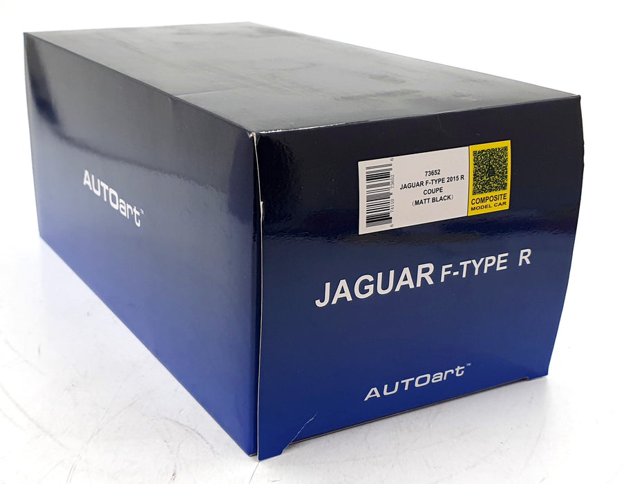 Autoart 1/18 Scale 73652 - Jaguar F-Type 2015 R Coupe - Matt Black