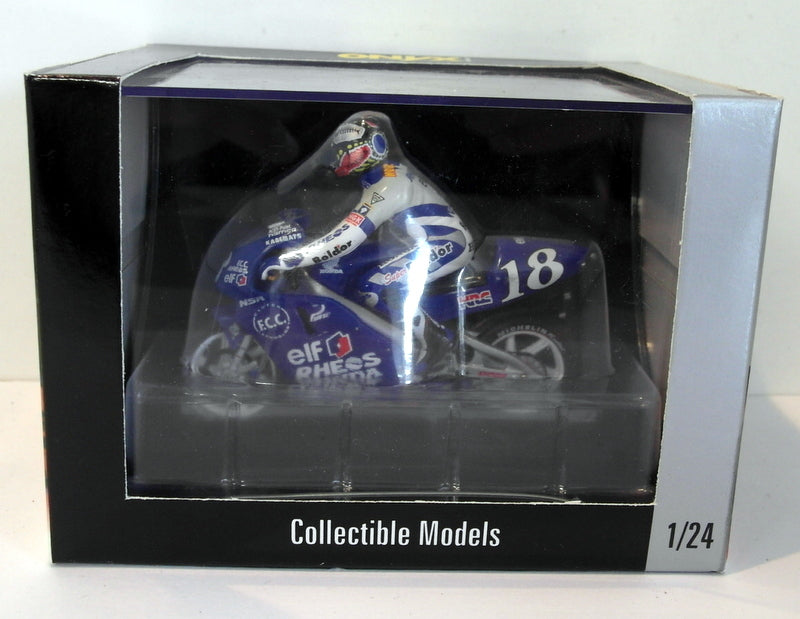 Onyx 1/24 Scale diecast XM053 Honda NSR V4 Team Honda Rheos Elf FCC N Aoki #18