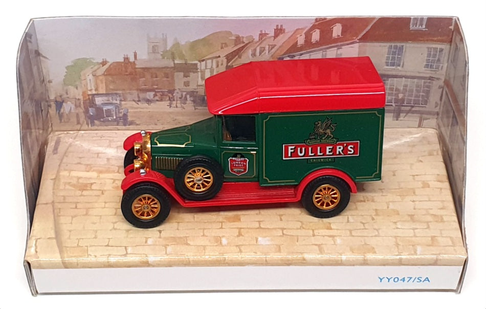 Matchbox Appx 10cm Long YY047/SA - Morris Cowley Van (Fullers) Green/Red