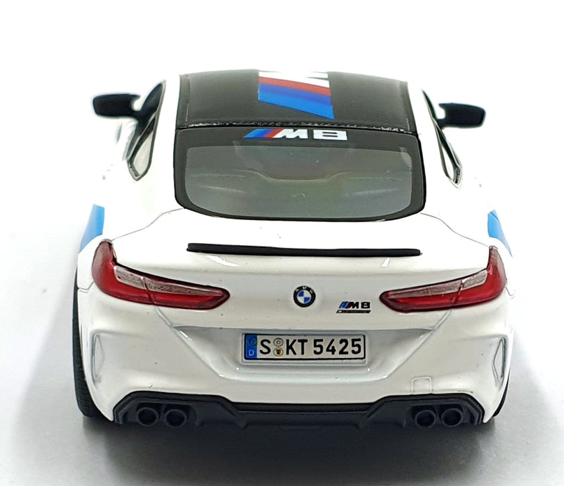 Kinsmart 1/38 Scale Pull Back & Go TY1241 - BMW M8 Competition Coupe #1 White