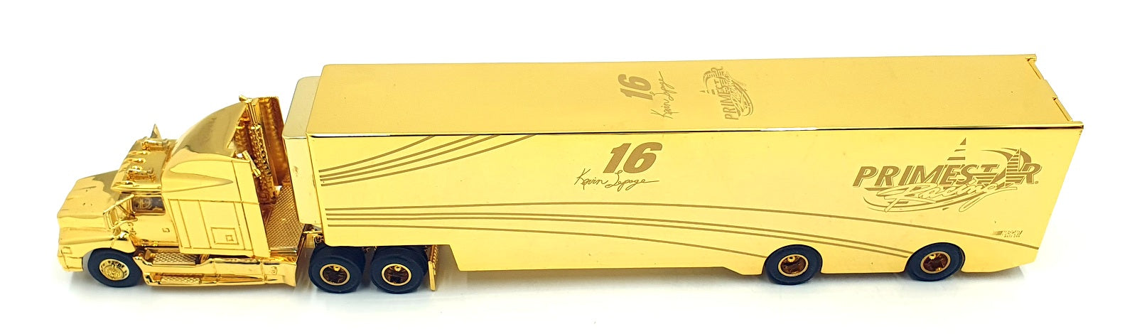 Racing Champions 1/64 Scale 92401 #6G Primestar #16 Nascar And Transporter Gold