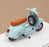 Norev 1/18 Scale 182081 - Vespa 50 N Scooter Motorbike - Aquamarine Blue