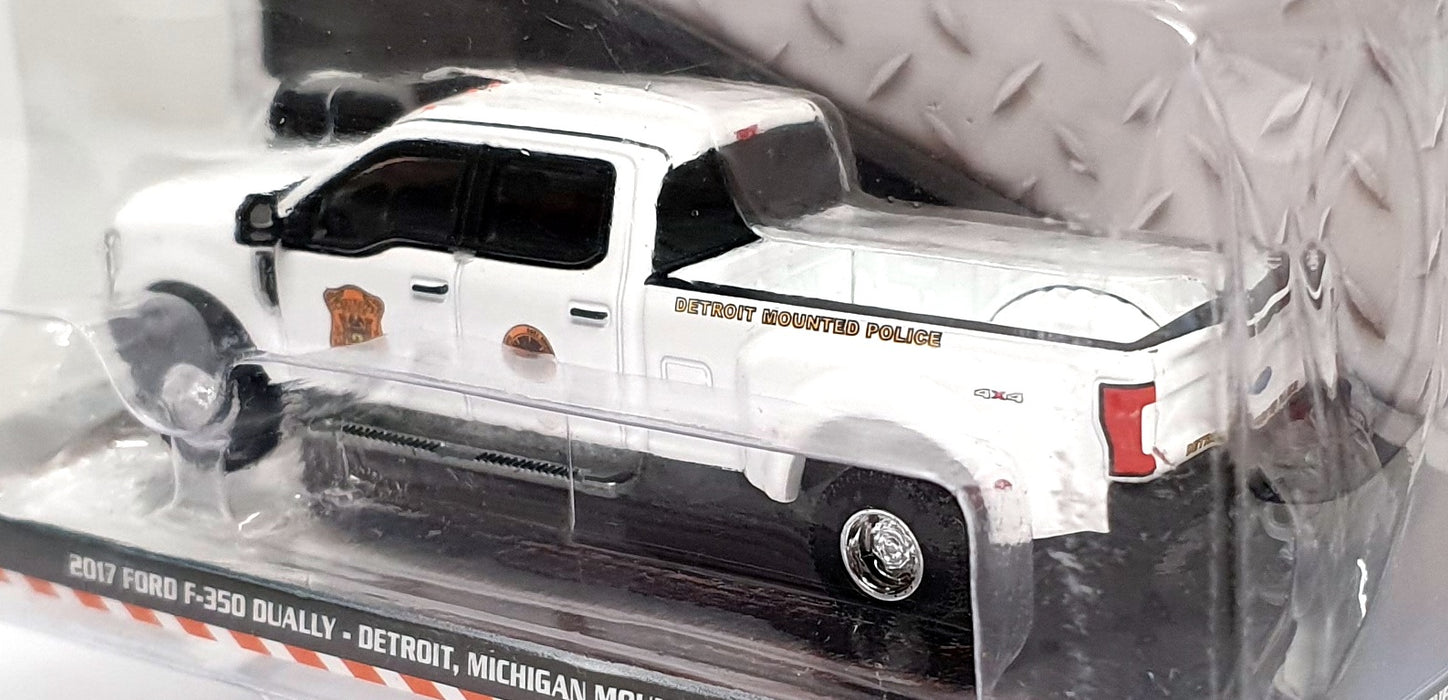Greenlight 1/64 Scale 46080-D 2017 - Ford F-350 Dually Michigan Police Truck