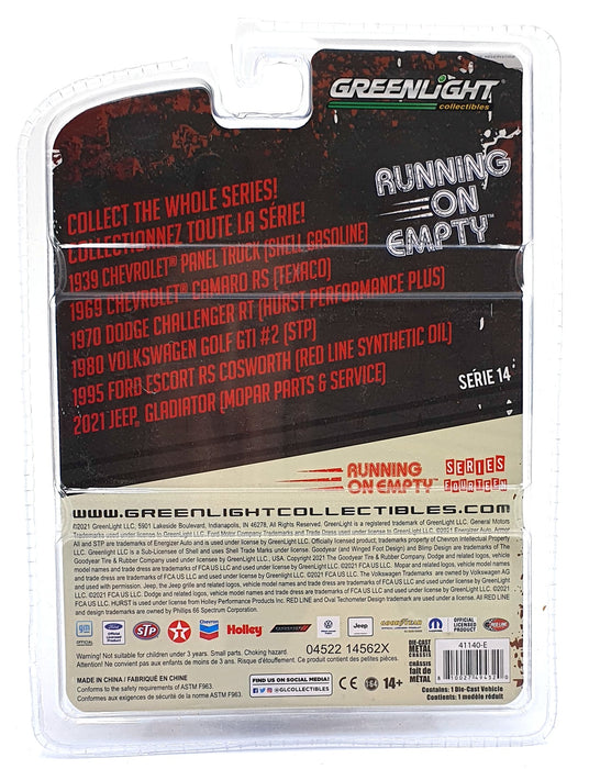 Greenlight 1/64 Scale 41140-E - 1995 Ford Escort RS Cosworth - White