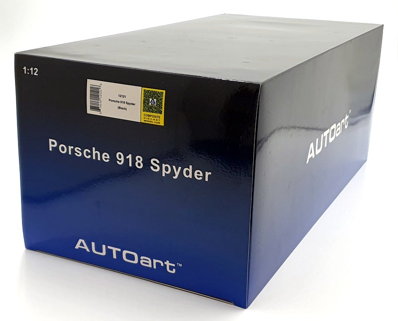 Autoart 1/12 Scale Diecast 12121 - Porsche 918 Spyder - Black