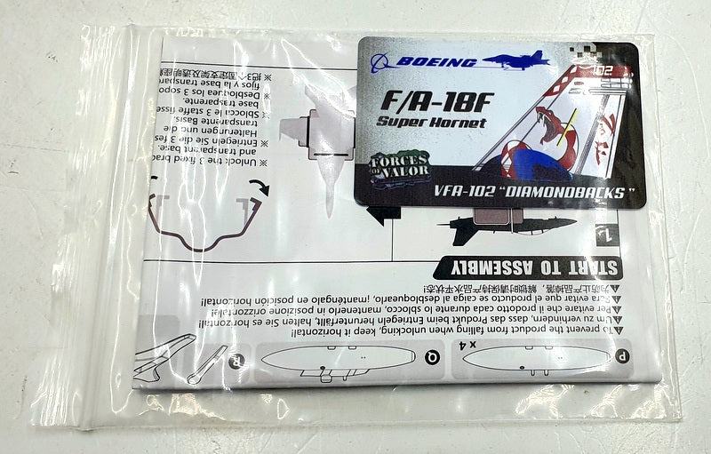Forces Of Valor 1/72 Scale FOV-814034B F/A-18F Super Hornet VFA-102 Diamondbacks
