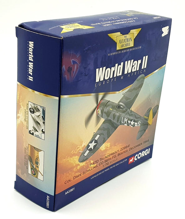 Corgi 1/72 Scale AA33801 - P-47D Thunderbolt 226641 Boxted Dec 1944