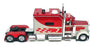Iconic Replicas 1/43 Scale 43-0517 - Peterbilt 379 Patriot Flag Truck - Red/Grey