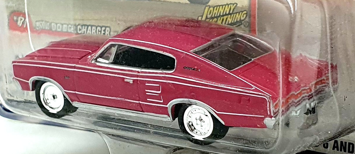 Johnny Lightning 1/64 Scale JL 239-02 - 1966 Dodge Charger - Pink