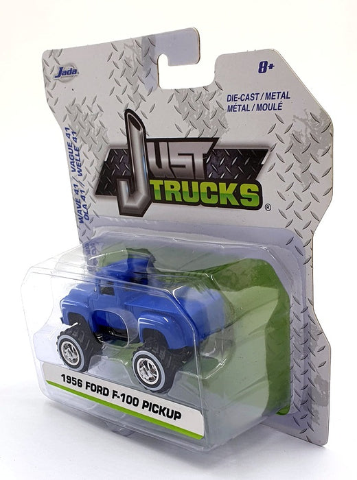 Jada Just Trucks 1/64 Scale 14020 - 1956 Ford F-100 PickUp - Blue
