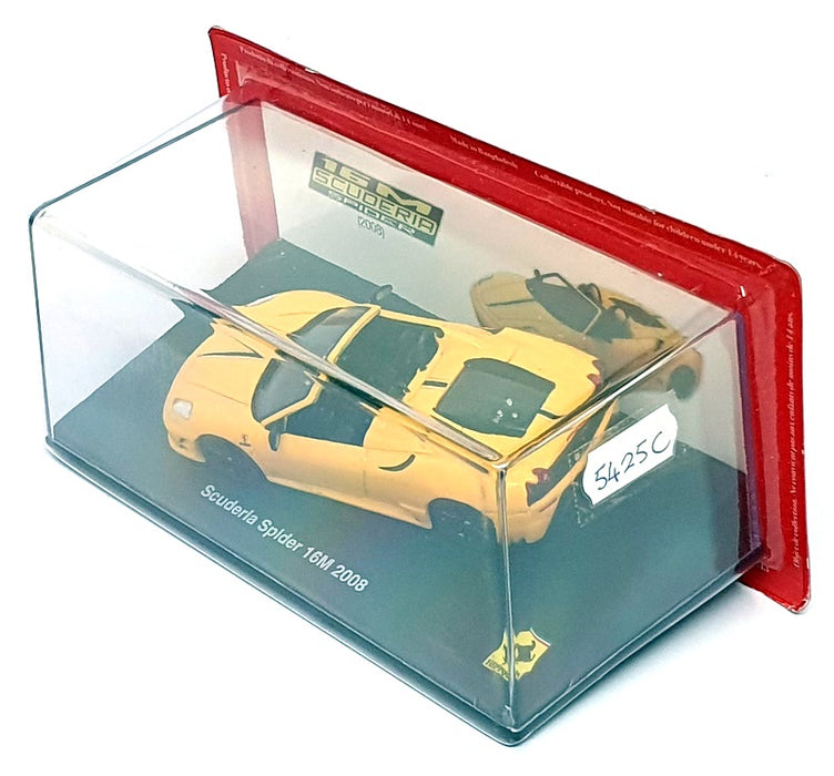 Altaya 1/43 Scale Diecast 5425C - 2008 Ferrari Scuderia Spider 16M - Yellow