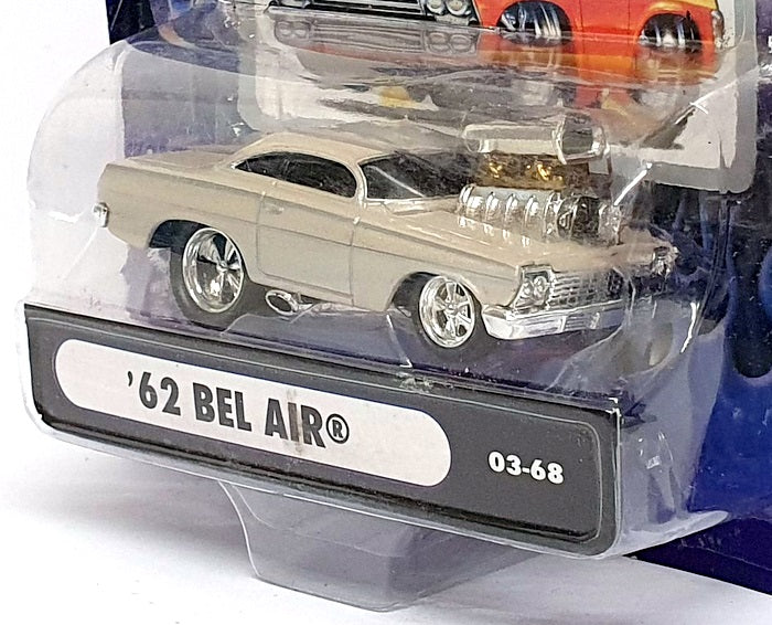 Muscle Machines 1/64 Scale 71151 03-68 - 1962 Chevrolet Bel Air - Grey