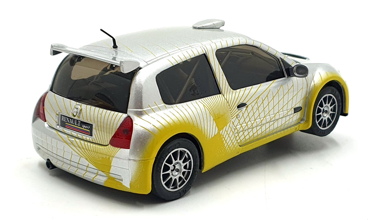 Ninco 1/32 Scale Slot Car 50297 Renault Clio Super 1600 "Showcar" Silver/Yellow