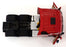 Marge Models 1/32 Scale Deicast 1912-04 Mercedes Benz Actros Gigaspace 6x2 Red