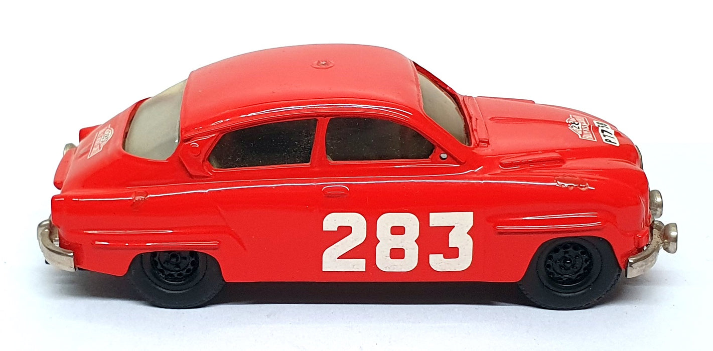 Small Wheels 1/43 Scale SW9 - Saab 96 #283 Monte Carlo Rally 1963 - Red