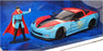 Jada 1/24 Scale 32115 Marvel Dr Strange & 2006 Chevrolet Corvette Z06 - Red/Blue