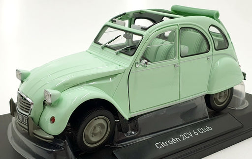 Norev 1/18 Scale Diecast 181486 - Citroen 2CV Club 1982 - Jade Green