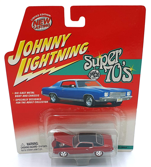 Johnny Lightning 1/64 Scale 459-01 - Super 70s 1971 Chevrolet Monte Carlo - Red