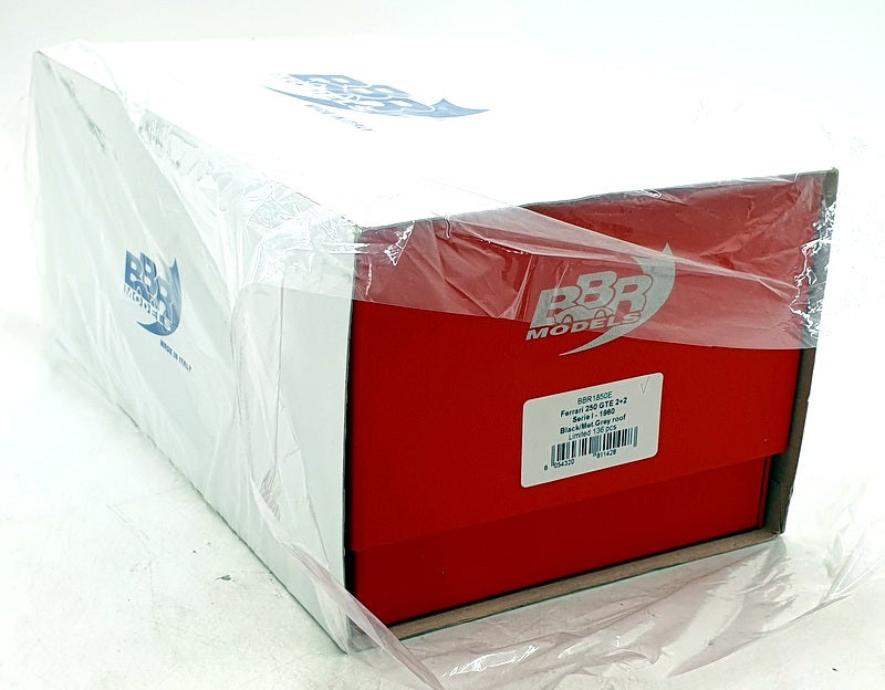 BBR 1/18 Scale Resin BBR1850E - Ferrari 250 GTE 2+2 1960 Series 1 Black/Grey