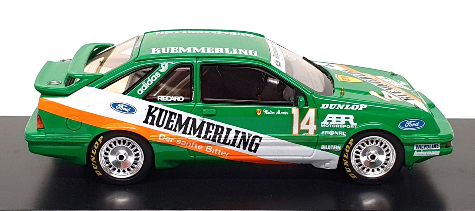Neo 1/43 Scale NEO44300 - Ford Sierra XR4Ti #14 Walter Mertes DTM 1987 - Green
