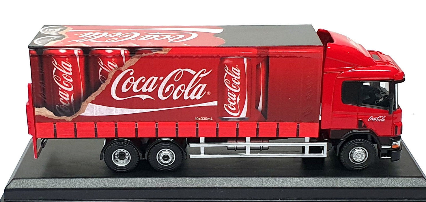 Oxford Diecast 1/76 Scale 76S94004CC - Scania 94D 6W Curtainside - Coca-Cola