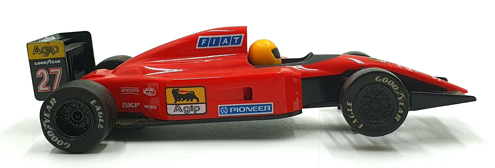 Scalextric 1/32 Scale Slotcar C319 - Ferrari 643 #27 - Yellow Helmet