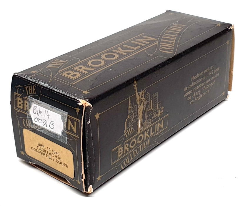 Brooklin 1/43 Scale BRK14 002B - 1940 Cadillac V16 Conv - Medium Bronze