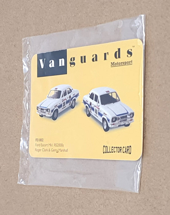 Vanguards 1/43 Scale FE1002 - Ford Escort RS2000s 1974 Avon Tour Of Britain