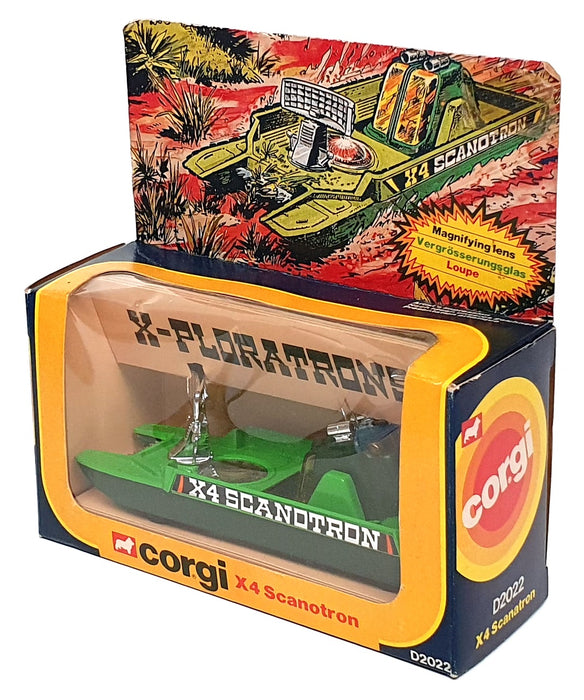 Corgi Appx 12cm Long Diecast D2022 - X4 Scanotron - Green