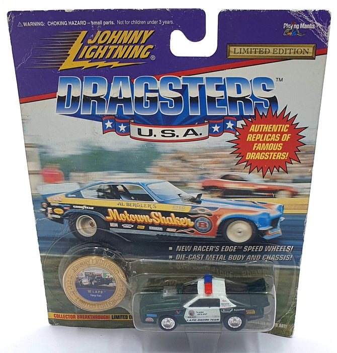 Johnny Lightning 1/64 Scale 320-130 Dragsters USA 1992 L.A.P.D. - Tony Foti