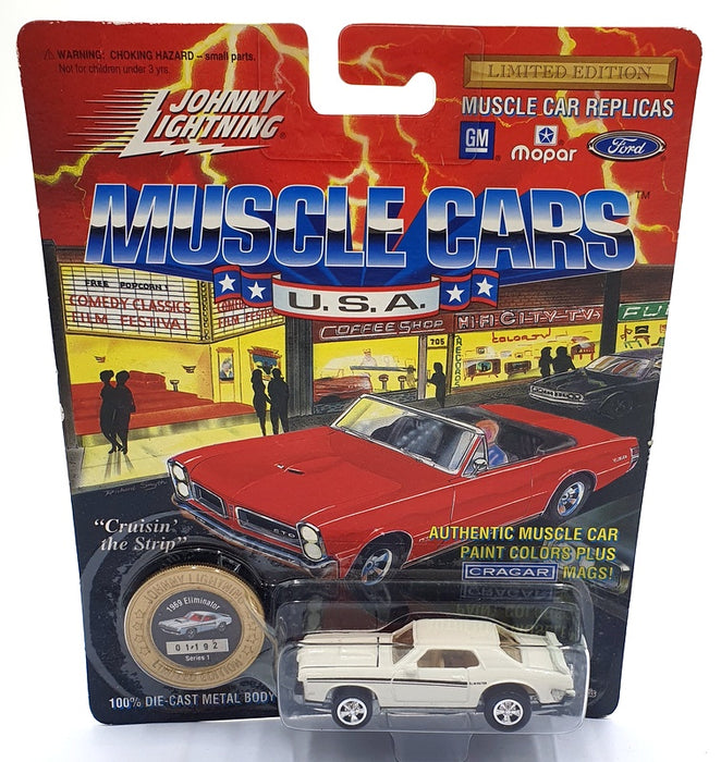 Johnny Lightning 1/64 Scale 200-100 - Muscle Cars 1969 Mercury Eliminator White