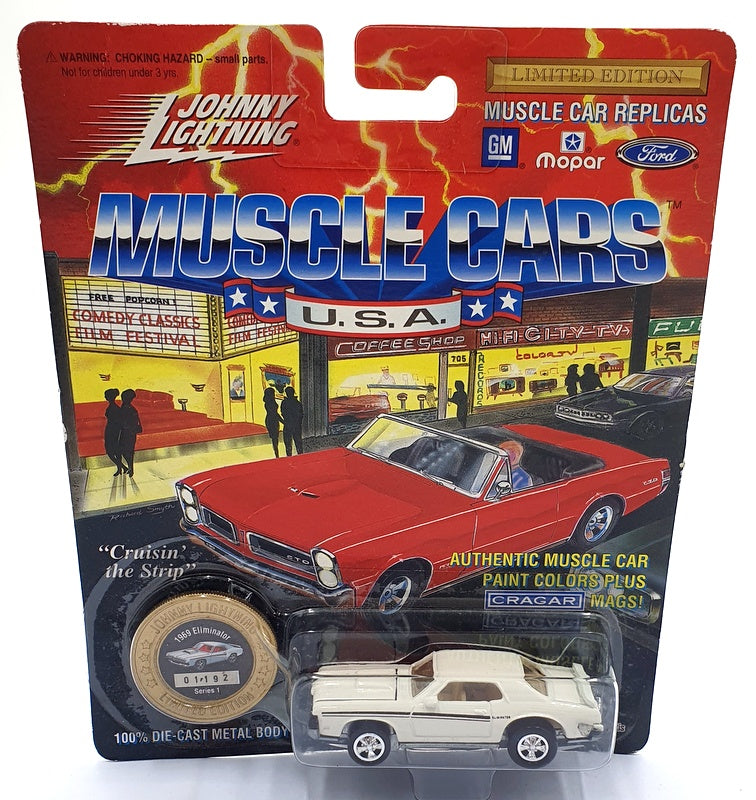 Johnny Lightning 1/64 Scale 200-100 - Muscle Cars 1969 Mercury Eliminator White