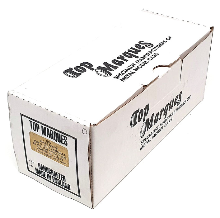 Top Marques 1/43 GS7 - 1929 Rolls Royce 20HP 6 Lgt Cabrio Open - 1 of 50