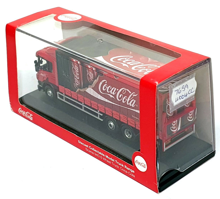 Oxford Diecast 1/76 Scale 76S94004CC - Scania 94D 6W Curtainside - Coca-Cola